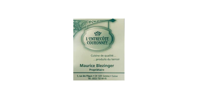 L'Entrecôte Couronnée